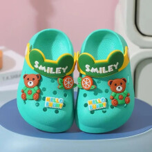 (F25452G, 21-22(inner 12cm)) Slippers Baby Shoe Sandals Mules Breathable Boys Girls Sandals with Soft Sole for Indoor Outdoor Activities and Anti-Slip Design