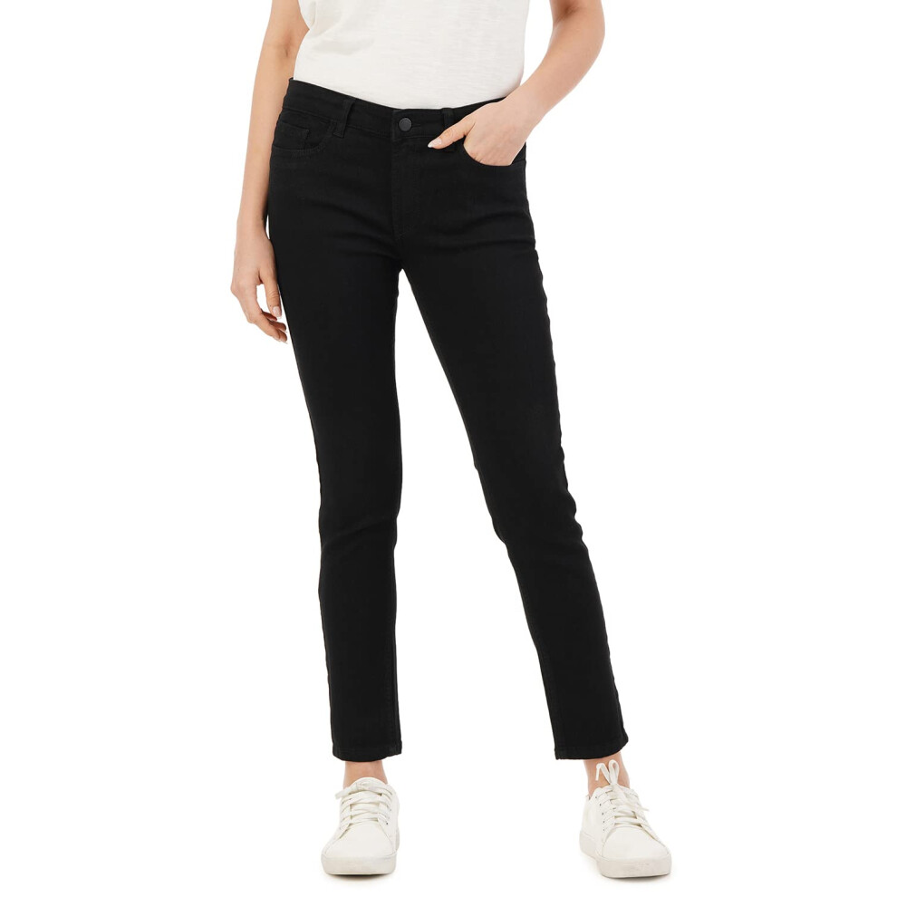Jean skinny Buttersoft INKD pour femme - Extensible (Super Black, 32)