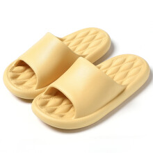 (I-Yellow, 38-39) 2025 Mens Summer Slippers Beach Sandals Flip Flop Printing Thick Soled Boys Girls Unisex Home Bath Shoe Large Size 48-49