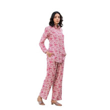 Kurta Set for Women || Women Kurta Set || 2pic Kurta for Women || Women coords Set (in, Alpha, L, Pink)