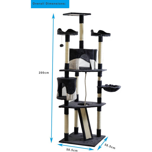 Gr8 Home Tall Cat Tree Multi Level Tower Kitten Scratching Climbing Post Centre 1