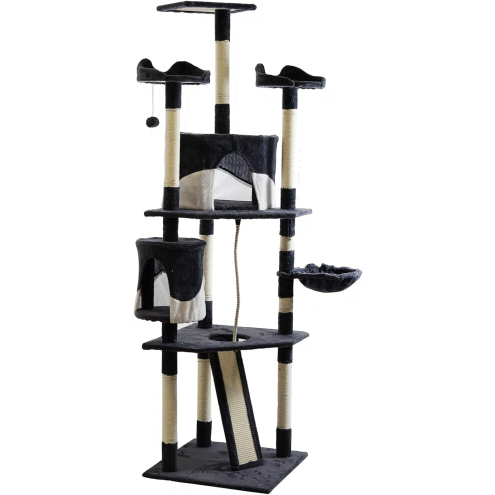 Gr8 Home Tall Cat Tree Multi Level Tower Kitten Scratching Climbing Post Centre