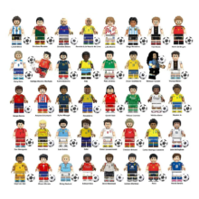 40PCS World Cup Football Team Minifigure Fit Lego Building Block Toy