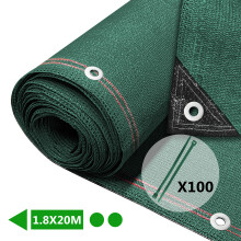 (1.8x20m, Green) VOUNOT Privacy Netting HDPE Shading Net, 95% Shading Rate