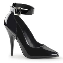 (UK 10/EU 43/US 13) Pleaser Womens Pumps SEDUCE-431 Blk Pat