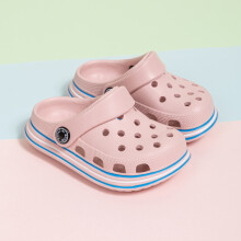 (Light-Pink, 30) Summer Boys Girls Toddler Garden Clogs Non-Slip Breathable Sandals Children Lightweight Slip-on Beach Pool Shower Slippers