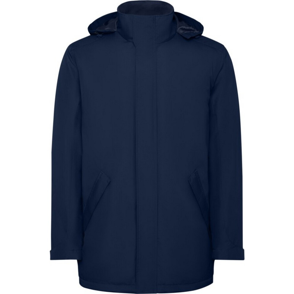 (L, Navy Blue) Roly Mens America Padded Parka-image-OPC-PGHVVHJ-NEW
