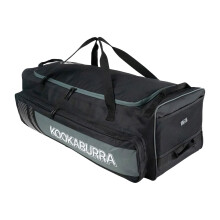 (One Size, Black/Grey) Kookaburra 4500 Cricket Wheelie Duffle Bag