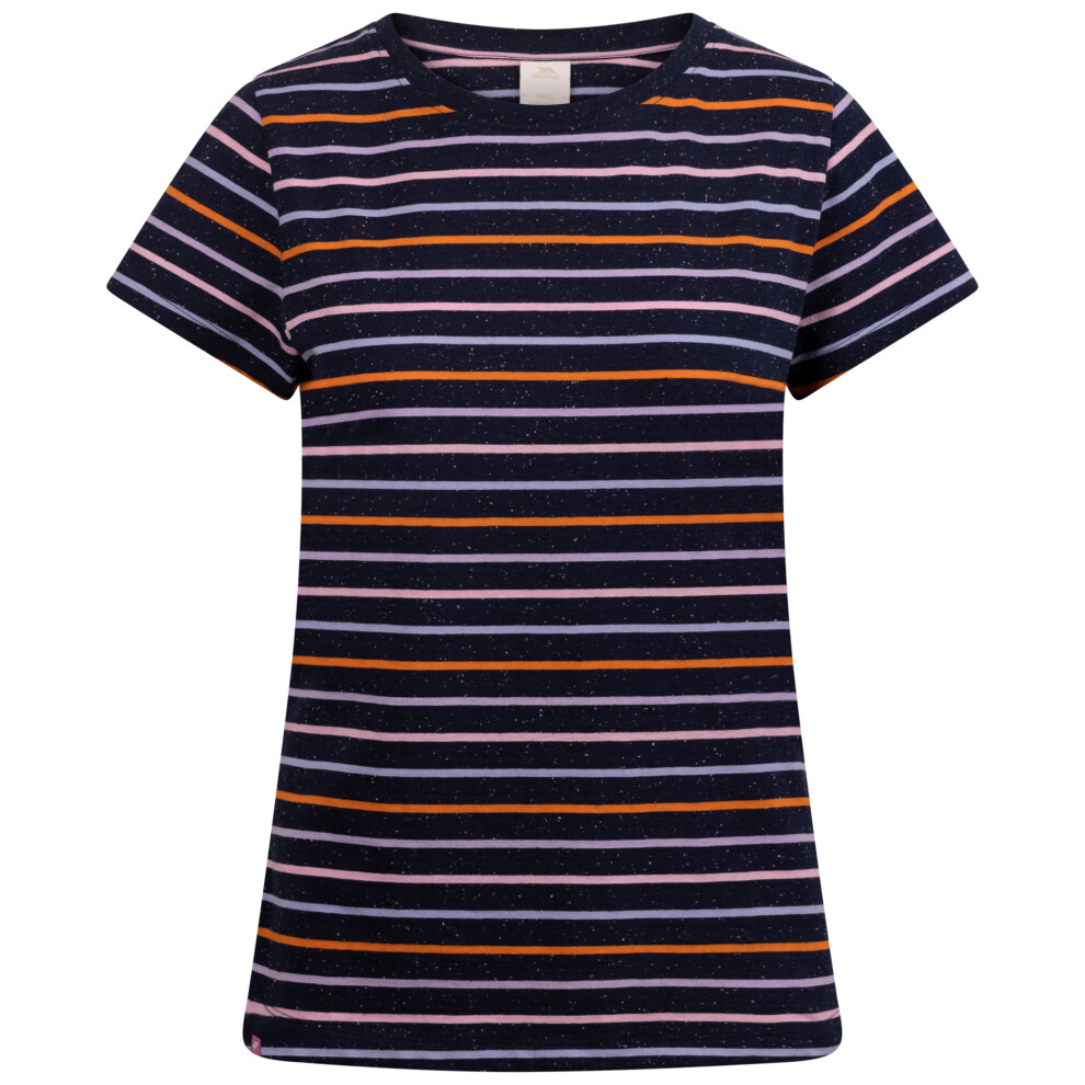 (XL, Navy/Multicoloured) Trespass Womens/Ladies Michaela Striped T-Shirt