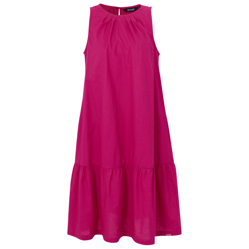 (10 UK, Pink Fusion) Regatta Womens/Ladies Trisa Smock Dress