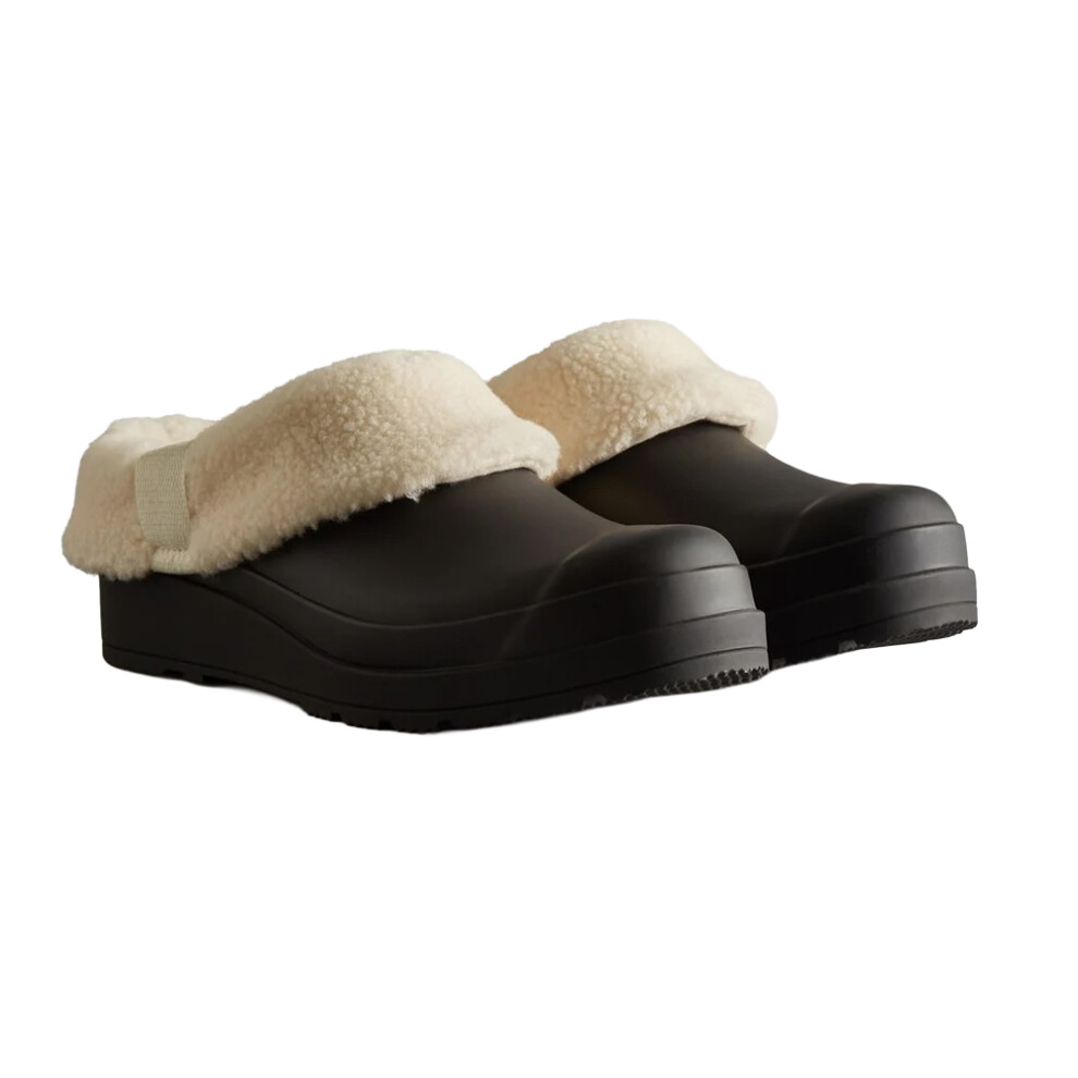 (4 UK, Black) Hunter Womens/Ladies Play Insulated Clogs