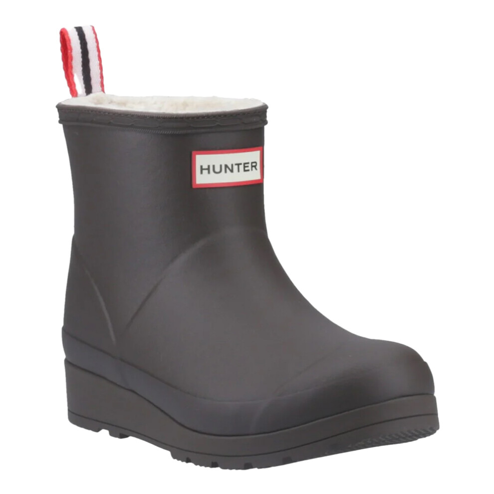 (4 UK, Chocolate Brown) Hunter Womens/Ladies Play Short Wellington Boots