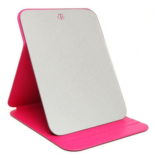 (Hot Pink) Folding Travel Vanity Mirror on OnBuy