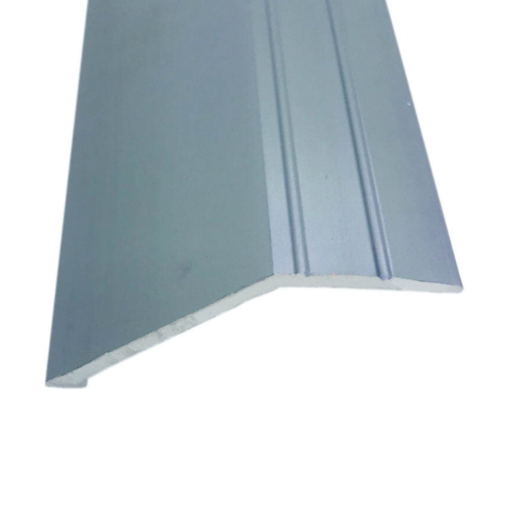 (3ft, Grey) Angle Edge 15mm Stick Down Trim Threshold Bar 3ft or 9ft