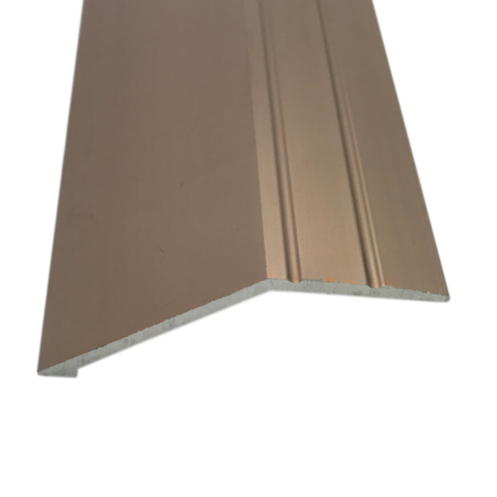 (3ft, Bronze) Angle Edge 15mm Stick Down Trim Threshold Bar 3ft or 9ft