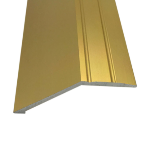 Royale (9ft, Gold) Angle Edge 15mm Stick Down Trim Threshold Bar 3ft or 9ft