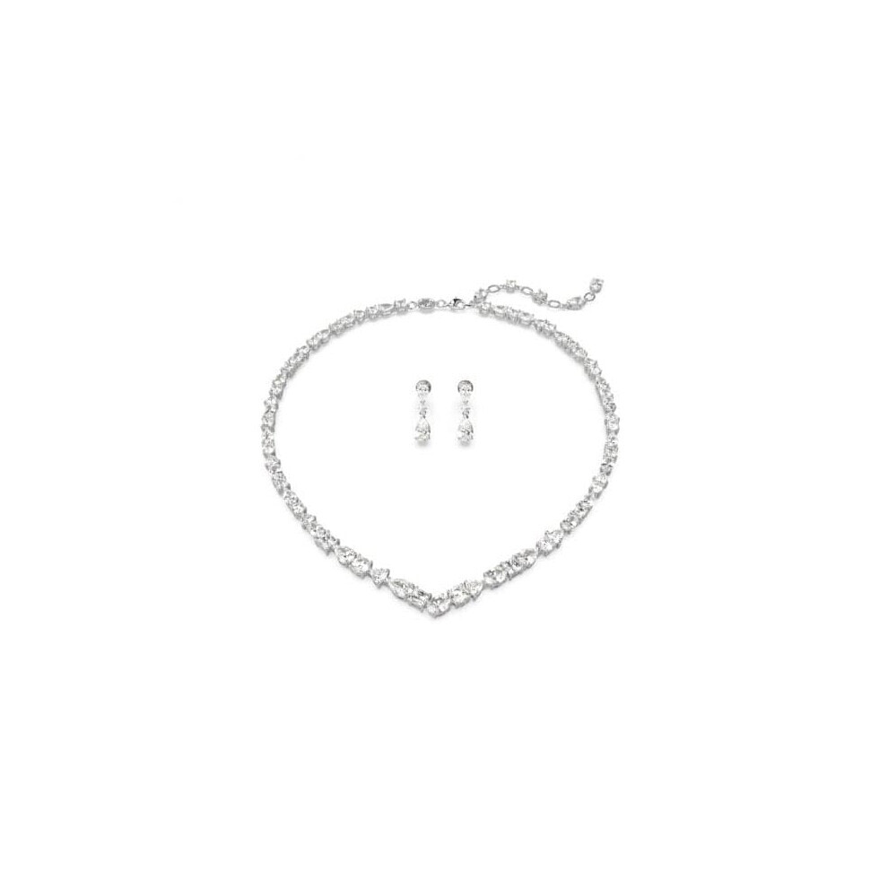 Swarovski Mesmera Rhodium Plated Mixed Cuts Set 5674306