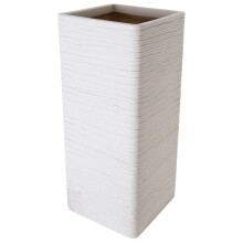 2 x Tall Amalfi Stone Effect Flower Planter Ideal For Home & Gardens