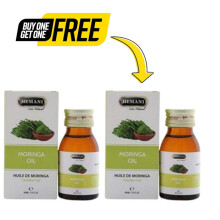 (PACK OF 2) Hemani Moringa Herbal Oil 30ml Reduces inflamation |Vitamin C |Natural Skin Moisturizer |Improve Scalp & Hair Health |Multipurpose Oil