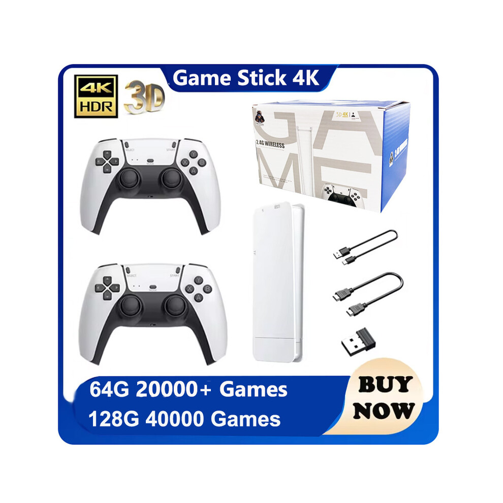 (64G 20000 Games) 4K HD M15 Retro Video Game Stick Console Handheld Game Player Built In 20000 Games for PS1/GBA/SNES/MAME/Arcade