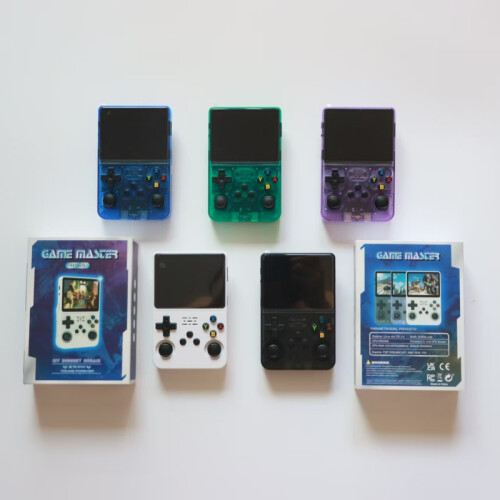 (BLACK, Single card 64GB) R36S Retro Handheld Video Game Console Linux System 3.5 Inch IPS Screen Portable Pocket Video Player 2