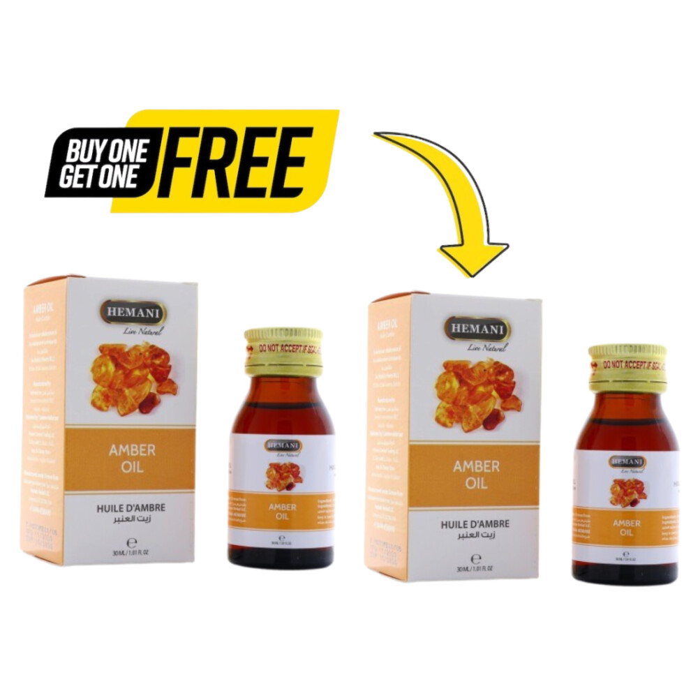 (PACK OF 2) Hemani Amber oil 30 ml - Essential Oil & Multipurpose Oil