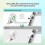 Nelko Label Maker Machine with Tape P21 Portable Bluetooth Label Printer Handheld Sticker Mini Label Makers Multiple Templates for Office Home White 7