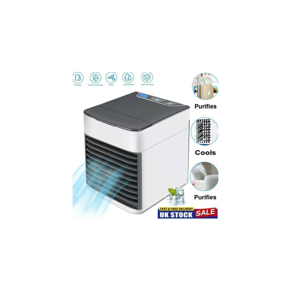 Mini AC AIR CONDITIONING Unit Cooling FAN Low Noise Cold Water Travel Home Cooler Latest Personal Air Cooler Fan