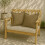 Homescapes (Beige) Plain Outdoor Cushion Set of 2 6