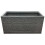 1 x Brick Slate Effect 60cm Grey Lightweight Rectangular Plant Pot 3