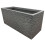 2 x Brick Slate Effect 60cm Grey Lightweight Rectangular Plant Pot 1