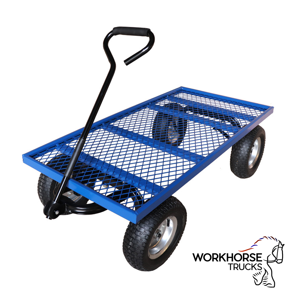 Workhorse Platform Truck With Reach Pneumatic Wheels, 450Kg Load - Image 3