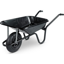 Contractor Professional Black Wheelbarrow - 85 Ltr / 125kg