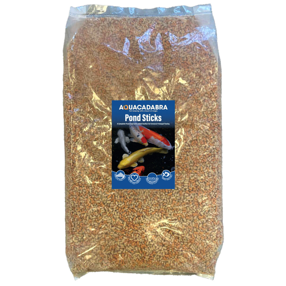 Aquacadabra (10Kg) Floating Premium Fish Food Pond Sticks 2Kg/5Kg/10Kg