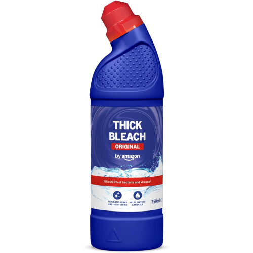 by Amazon Fresh Thick Bleach, Original, 750 ml