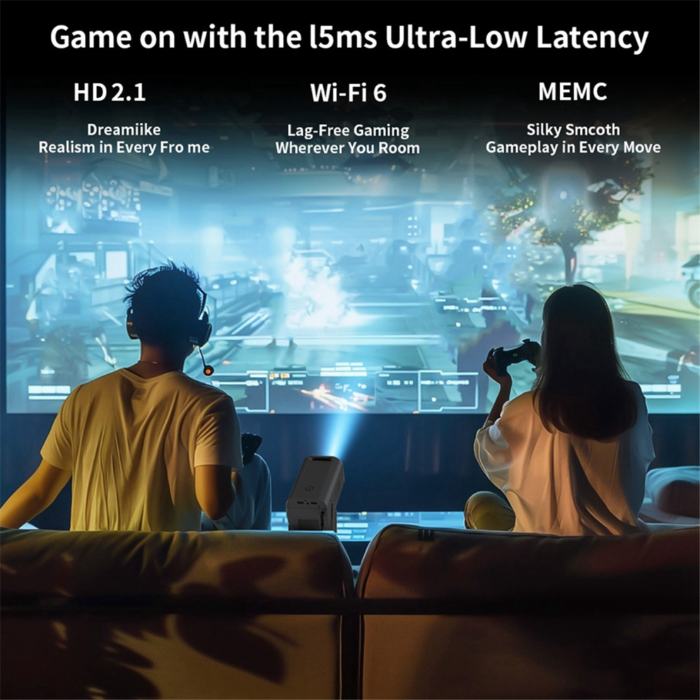 Proiettore Multifunzione Pratico Android Hd Con Proiezione 1080P, Spina Uk