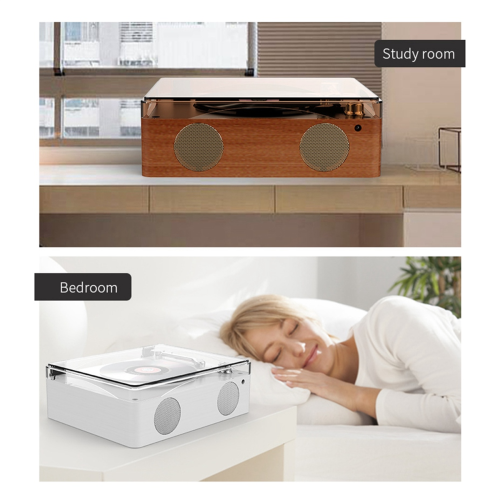 Retro CD Player Bluetooth 5.0 Rechargeable Built-in Speaker A 2