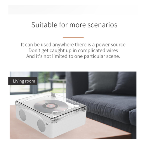 Retro CD Player Bluetooth 5.0 Rechargeable Built-in Speaker A 1