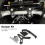 Motorcycle Steering Damper Stabilizer Bracket Mount Kit For 2