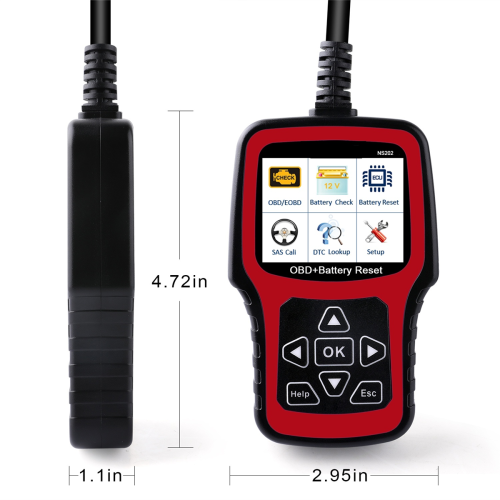 NS202 Batterijregistratietool + OBD/EOBD-diagnose 2