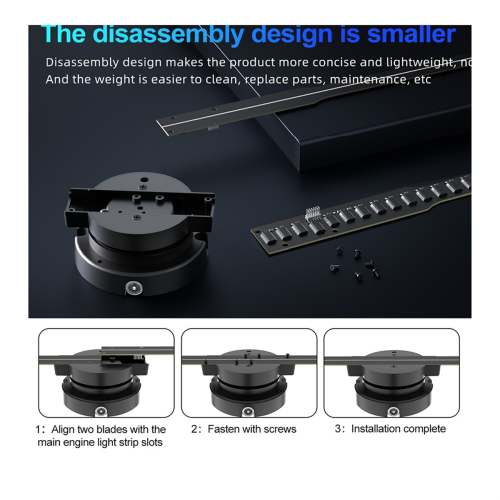Ολογραφικός προβολέας 3D HD 244 LED Holographic Player Fan UK Plug 2
