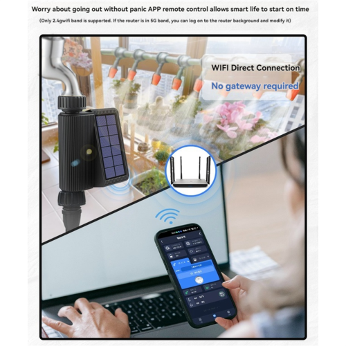 WIFI Solar Waterer Smart Garden Sprinkler 2