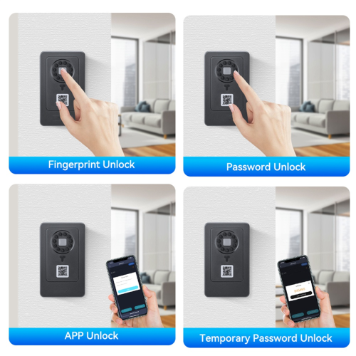 Bluetooth Fingerprint Password Key Lock Box 1