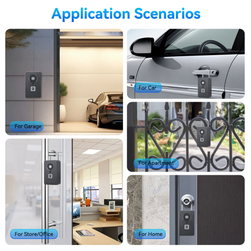 Bluetooth Fingerprint Password Key Lock Box 2