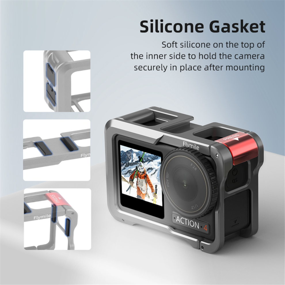 Camera Cage Protective Housing For Action 4 4851765086626