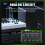 Headphone Amplifier Stereo Sound System 4 Channel AloneControl Volume 7