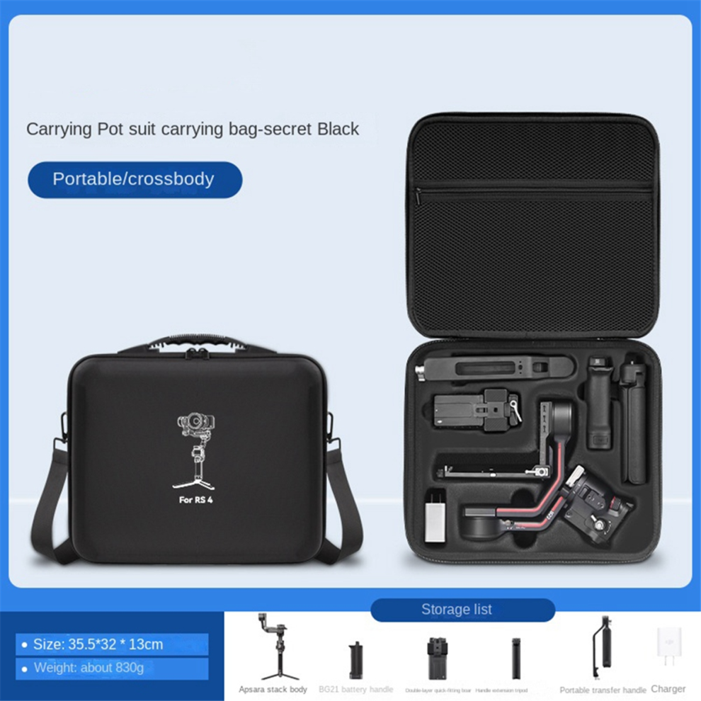 Hardshell Carrying Case For 4 Gimbal Stabilizer Grey 4851765089511