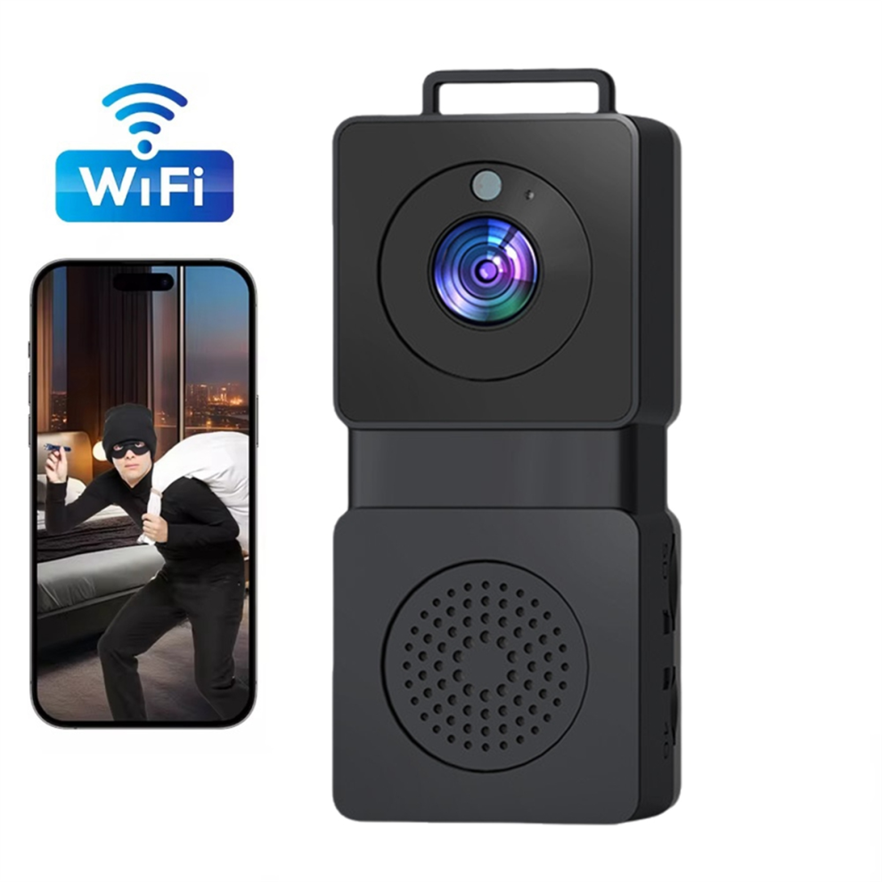 Mini caméra de surveillance IP Wifi 1080p, version nocturne infrarouge