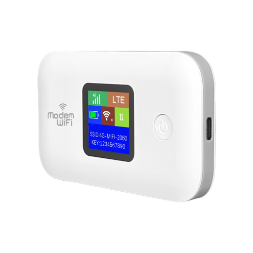 Wifi Router 4G Draadloos Draagbaar Modem Mini Buiten Hotspot Wit 1