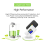 Wifi Router 4G Draadloos Draagbaar Modem Mini Buiten Hotspot Wit 6